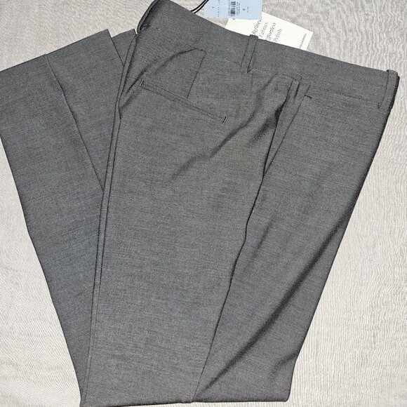 Ann Taylor 6P Gray Tailored Ankle Pants | Petite Workwear Classic - Picture 1 of 3